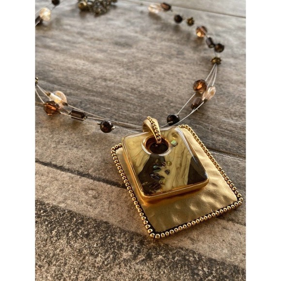 KC Kenneth Cole Fashion Necklace Beaded Statement Collar - Picture 5 of 12